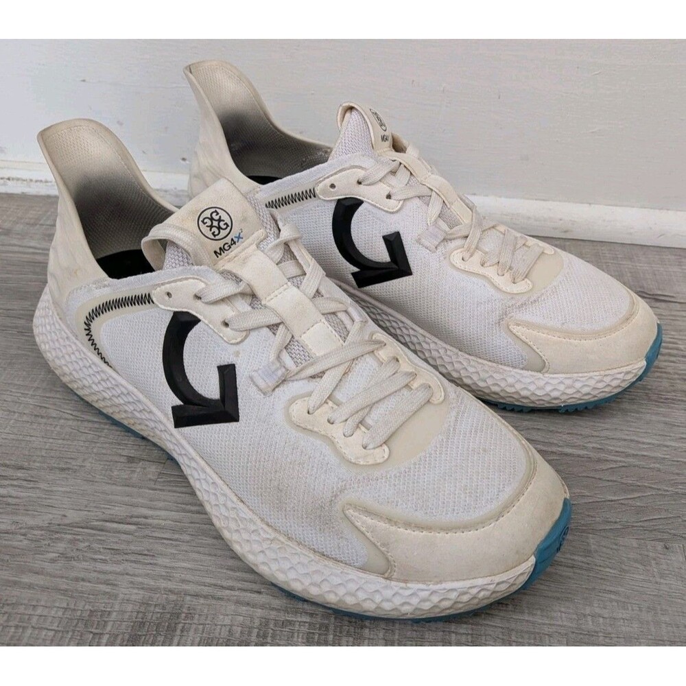 G/FORE MG4X2 Spikeless Golf Shoes Men Size 10.5 White Comfort Low Sneakers